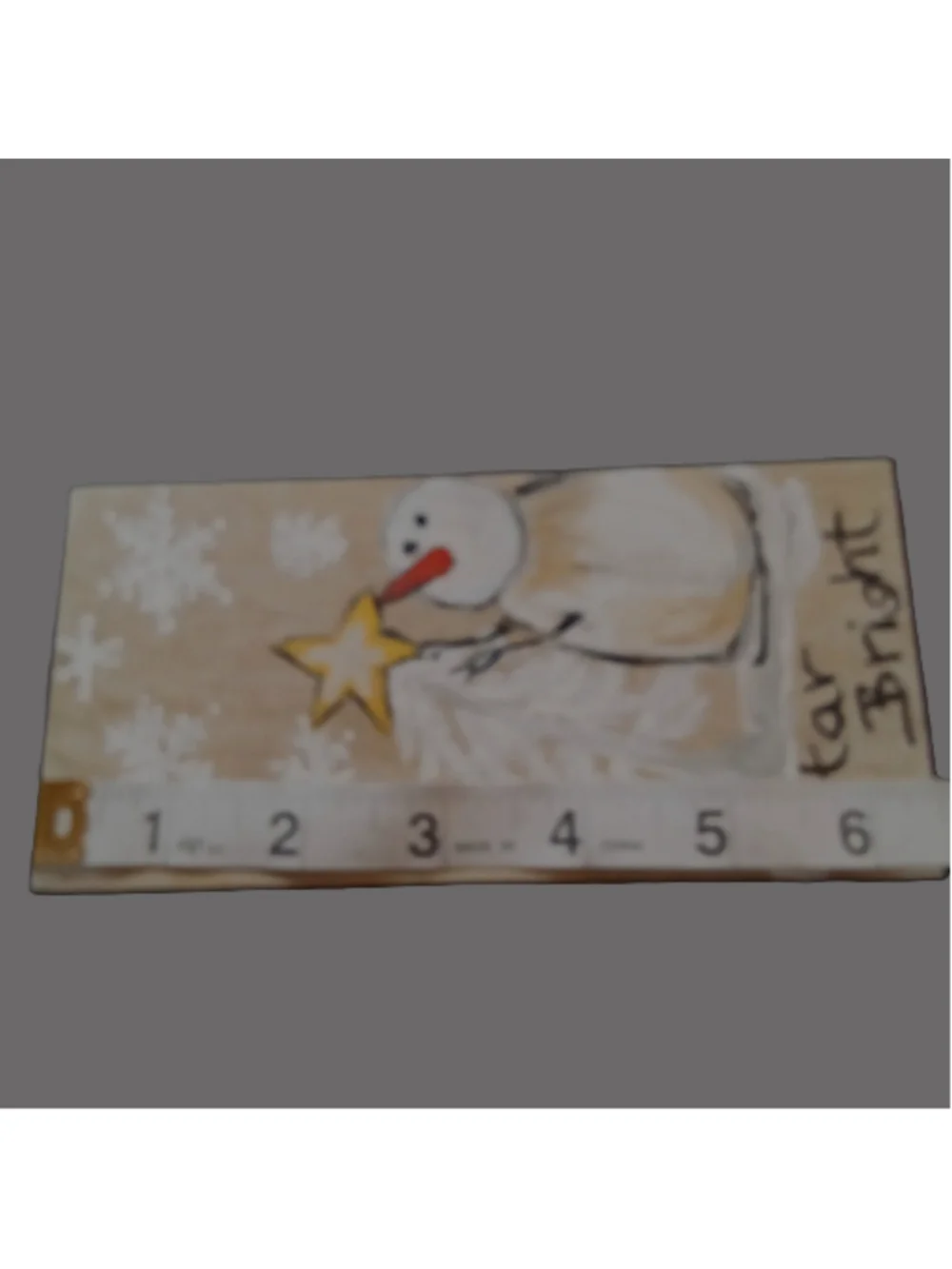 Cozy Hand-Painted Christmas Tile Set- Holiday Decor (6Pc) by Heaven & Hearts